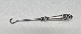 Antique Sterling Silver Glove Button Hook 3 inches In Good Shape - $716.13 MXN