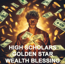 100-1000X FULL COVEN GOLDEN STAR HIGHEST WEALTH BLESSING 7 SCHOLARS MAGICK image 2
