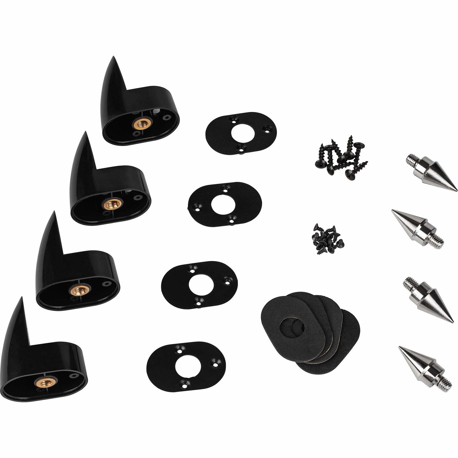 Dayton Audio OP-4 Outrigger Speaker Spike Set with ABS Base 4 Pcs - $43.21
