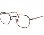 Dieter Funk GRENDEL Como Carey/ Antiguo Dorado Bronce Gafas 50-22-142mm - $214.81