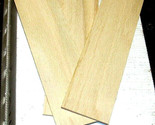 10 PIECES THIN SANDED WHITE OAK 12&quot; X 3&quot; X 1/8&quot; LUMBER WOOD - $34.60