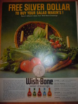 Vintage Wish Bone Salad Dressing Print Magazine Advertisement 1961 - $3.99