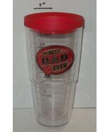 24 oz Tervis Tumbler The Best Dad Ever Brown Red - $19.75
