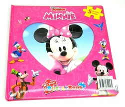Disney Jr. My First Puzzle Book - Minnie Mouse includes 5 Puzzles - £4.25 GBP
