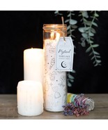 Mystical Magic Symbols White Sage Wicca Tall Tube Scented Candle Home Fragrance - $20.99