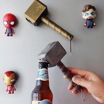Mjolnir Bottle Opener, Fridge Magnets, Iron Man Spider-Man, Captain America - £36.48 GBP