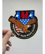 VTG AMA Motorcycle Decal Eagle Stars Shield Design Protecting Your Right... - $286.11 MXN