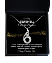 Necklace Birthday Present For Seashell Collector Daughter - Jewelry Phoenix  - $49.95