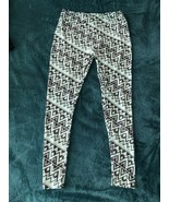 LuLaRoe Womens Leggings Geometric Multi-Color Stretch Pull On - $148.49 MXN
