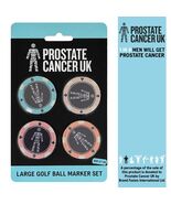 Large Golf Ball Marker Set - Supports Prostate Cancer UK - $16.13 CAD