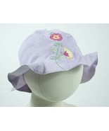 OLD NAVY GIRLS 4T 5T NWT  LAVENDER PURPLE  FLORAL FLOWER SUN HAT NEW - $3.95