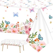 3 Pcs Butterfly Birthday Table Party Decorations For Summer Butterfly Pa... - $21.99