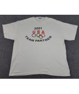 USA Olympic Team Partner Shirt Men's XL 46-48 Vintage 2001 Games American Sports - $15.72