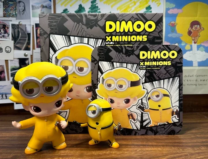 Pop Mart Dimoo Minions 9~15cm Series Kawaii Action Anime Mystery Figure ...