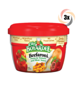 3x Bowls Chef Boyardee Beefaroni Macaroni With Beef In Tomato Sauce 7.5oz - $362.05 MXN