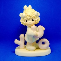 1989 Enesco Precious Moments I&#39;ll Never Stop Loving You Porcelain Figurine  - £10.39 GBP