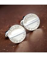 Bvlgari Estate Sterling Silver Cufflinks 16.24 Grams B17 - $388.08