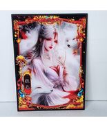 Ningguong Wolf Chinese Art Style Oversized Waifu Girl Card A4 Acrylic 11... - $24.74