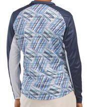 NWT Ladies Bermuda Sands Navy Lavender Mint Green Pei Long Sleeve Golf Shirt - L image 2