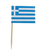 Greek Greece 2.5&quot; Mini Flag Toothpicks - Choose Your Quantity! - £6.12 GBP+