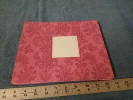 8 x 10 PINK ALBUM 10 White Pages Scrapbook - £4.55 GBP