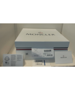 MONCLER AUTHENTIC EMPTY BOX FOR KICKSTREAM BOOTS + card &amp; NFC Chip 13¾”x... - $74.24