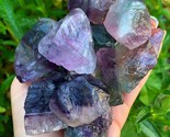 Raw Rough Rainbow Fluorite Large Chunks Healing Crystal Mineral Rocks Sp... - $15.99
