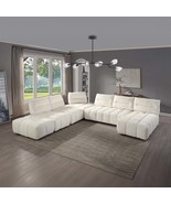 Loanna Modular - Wedge, Beige Linen - $14,085.00 MXN