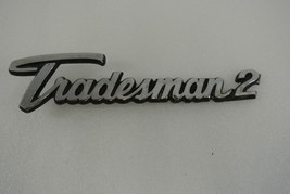 Dodge B-Series Tradesman 200 Car Badge Emblem Nameplate 1971-78 Missing Numbers - £15.81 GBP
