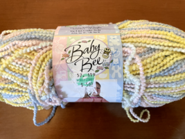Baby Bee Lambkins Baby Boucle Worsted Wt Acrylic yarn multi clr Sweetpea  - $3.80
