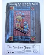 Vintage 1979 Chuggy Choo-Choo Quilt Applique Pieced The Gingham Goose 45... - £7.06 GBP