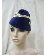 Navy Air Hostess Hat Cap Flight Attendant Stewardess Pilot Military Forc... - $13.96 CAD