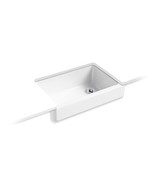 KOHLER 5826-0 Whitehaven Farmhouse Self-Trimming Undermount Single-Bowl ... - £1,472.40 GBP