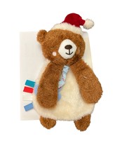Modern Baby Snuggle Blankie Security Blanket Christmas Bear Teether Sens... - $3.95