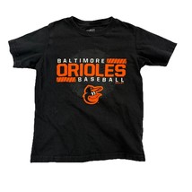 Baltimore Orioles MLB T Shirt XS Toddler 4/5 Black Short Sleeve - $19.59
