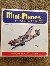  Vintage  BACHMANN MINI PLANES P-40 FLYING TIGER WITH ORIGINAL BOX 8001/59 - £35.10 GBP