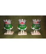 Green M&amp;M&#39;s Candy Topper Valentine&#39;s Day with Crown (set of 3) - £7.44 GBP