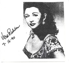 Vera Ralston autograph-Paper picture-1940s &amp; 1950s Actress - €8,68 EUR