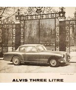 1957 Alvis Sports Saloon 3 Liter Import Advertisement Autocar Automobili... - $548.60 MXN