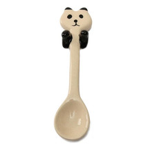 4 PCS Cartoon Tableware Ceramic Coffee Cup Hanging Spoon(Panda) - $20.36