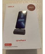 iWALK LinkPod4 Portable iPhone Charger 4500mAh Red Brand New. Not For Ty... - $181.17 MXN