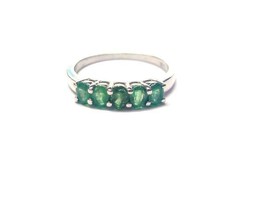 Emerald Ring Natural Emerald Ring Men Emerald Ring May Birthstone Emerald Ring - £29.75 GBP