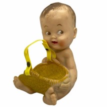 1956 Bonnytex Rubber Baby Squeak Toy Holding Basket/Bottle Holder - £19.18 GBP