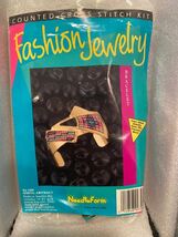 Needleform Fashion Jewelry 24k Gold Plated Cross Stitch Bracelet Kit *NE... - $13.99