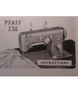 Pfaff 230 Sewing Machine Instructions Enlarged Hard Copy - $16.99
