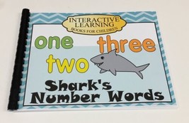 Interactive Learning Books for Children - Number Words - w/ 33 Laminated Cards  - £15.12 GBP