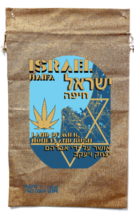 Israel Land Of Kush Marijuana Burlap Bag Pot Leaf Wall 53 Travel Star Of David - £12.59 GBP