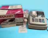 Sharp XE-A102 Entry Electronic Cash Register Tested w/  Box, 2 Keys, &amp; 1... - $148.49