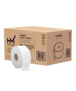 Highmark 2-Ply Jumbo Tissue Rolls  9  Diameter  Bright White  1 000  Per... - $59.39