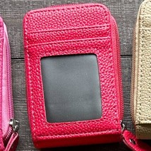 Accordion Style Card ID Wallet Dark Pink - $17.82